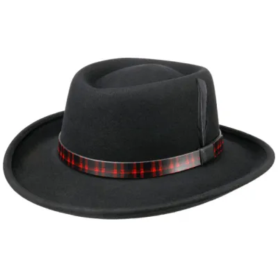 Chapeau Gambler Woolfelt Noir - Stetson