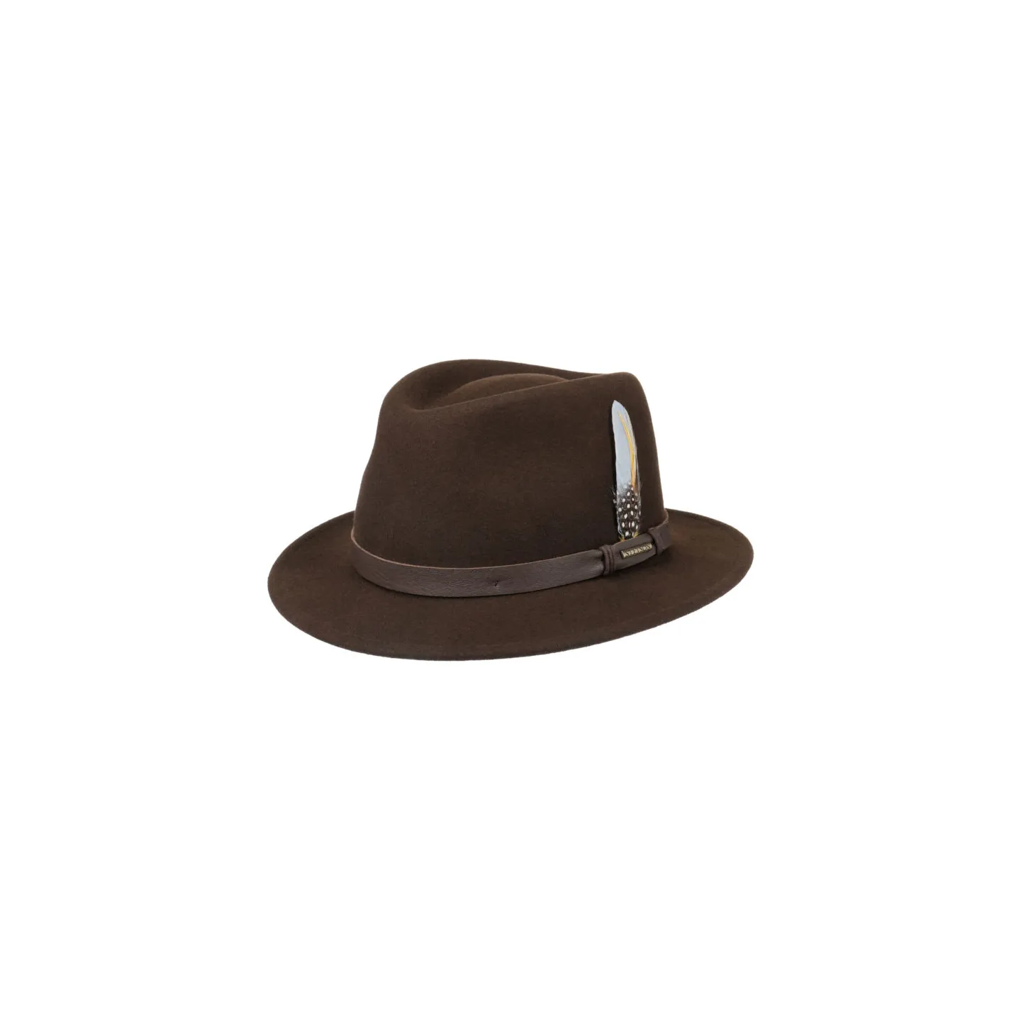 Lindsey Traveller Hat Felt Vitafelt Brown - Stetson