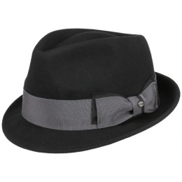 Trilby Hat Benoit Black Wool Felt - Stetson