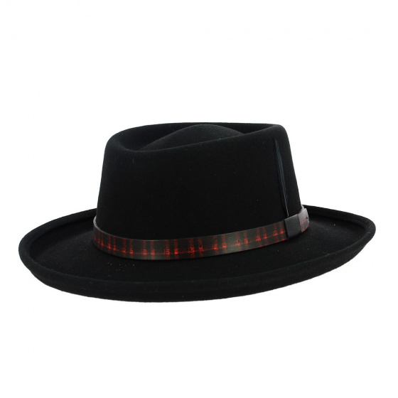 Black Gambler Woolfelt Hat - Stetson