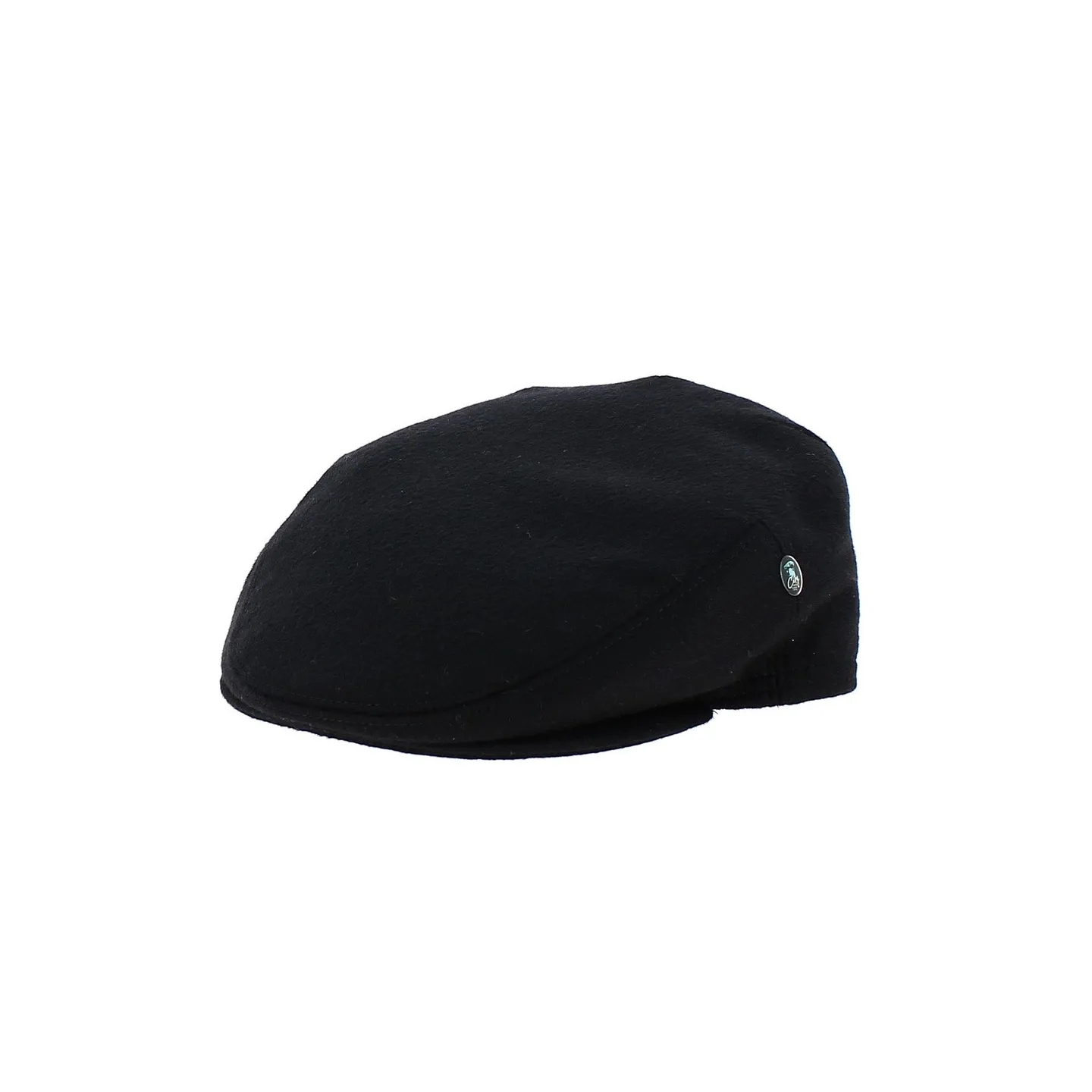 London Wool Flat Earflap Black - City Sport