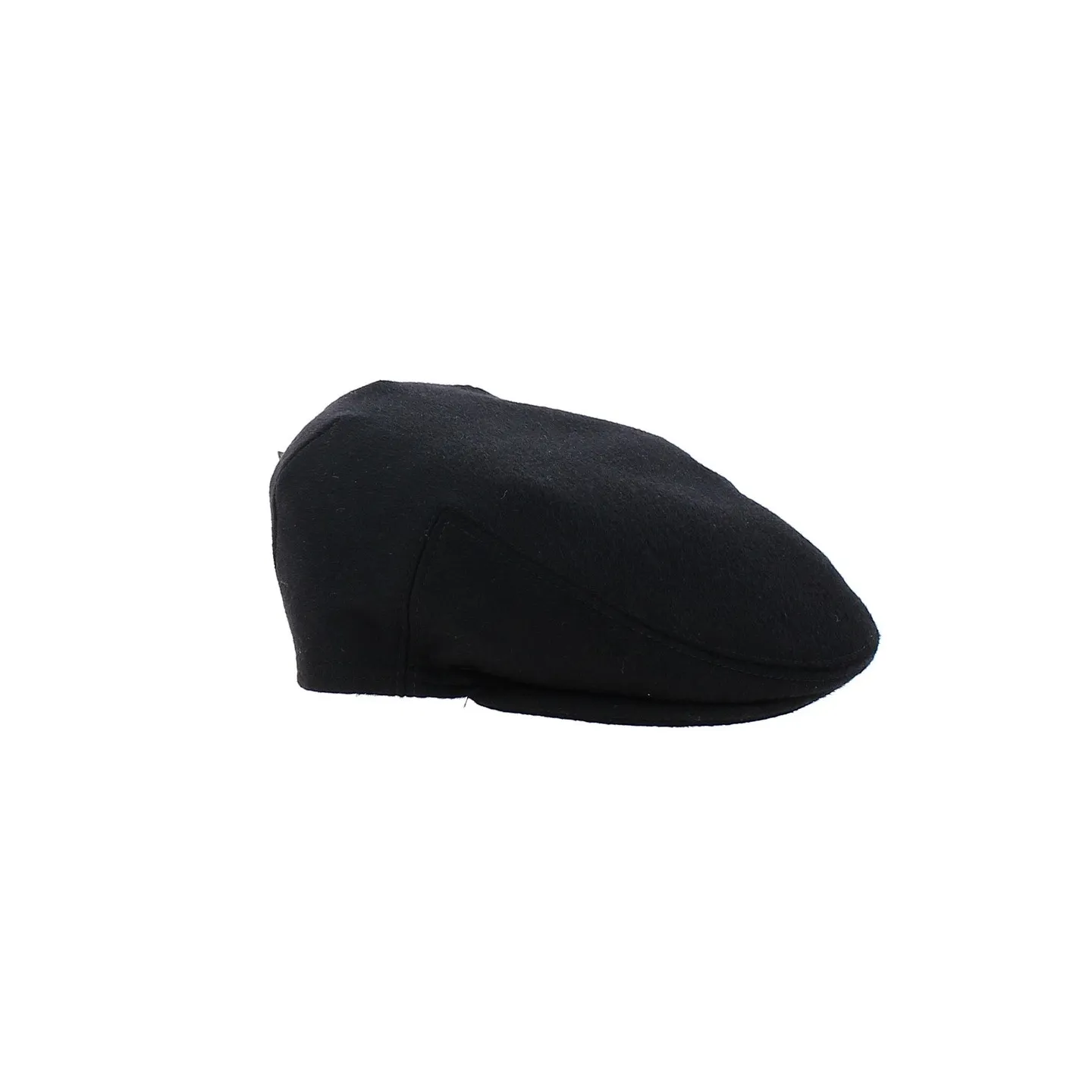 London Wool Flat Earflap Black - City Sport