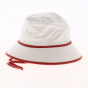 Bob Romantic Hat White & Pink High Protection - Soway
