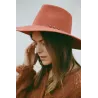 Chapeau Paula terracota - sans foulard - Goodbye Lorette
