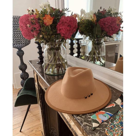 Ondine Hat, camel - without scarf - Goodbye Lorette