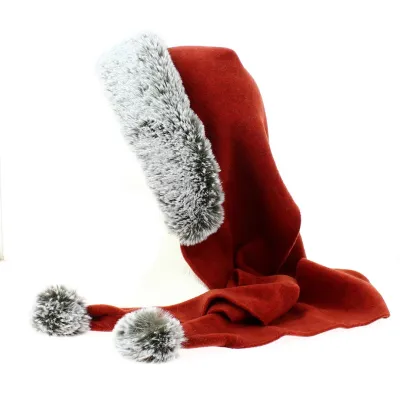 Norell Fleece Hood with Faux Fur Brick - Traclet