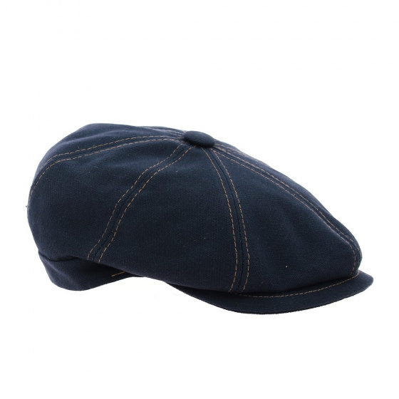 Navy Cotton Hatteras Salvatore Cap - Traclet