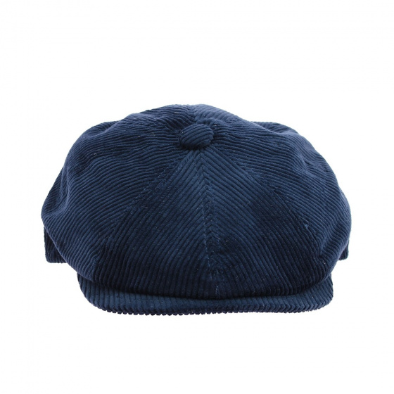 Casquette Hatteras Jerry Velours Côtelé Marine - Traclet