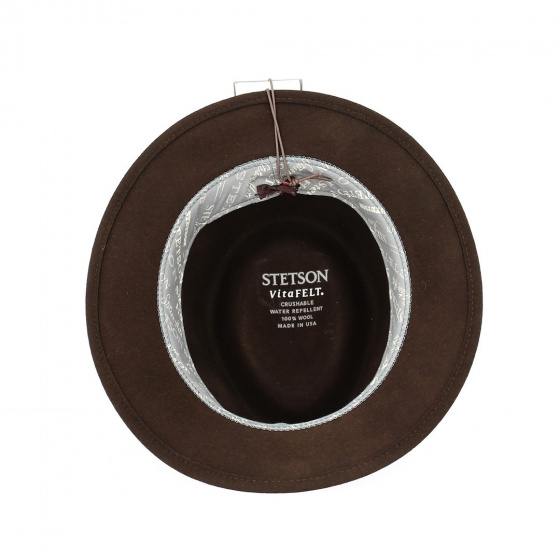 Stetson Lindsey Brown Vitafelt Traveller Hat