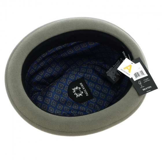 Grey-Green Gain Trilby Hat - Brixton