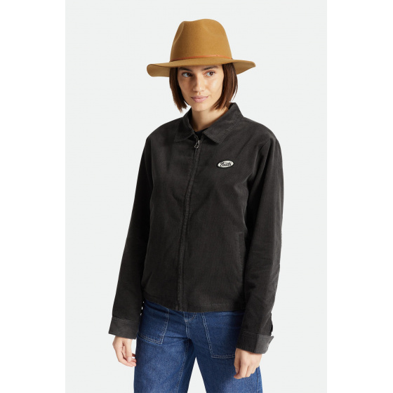 Chapeau Wesley Fedora Feutre Laine Bronze - Brixton Chapeau Wesley Fedora Feutre Laine Bronze - Brixton