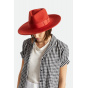 Fedora Joanna Hat Felt Wool Orange Phoenix - Brixton