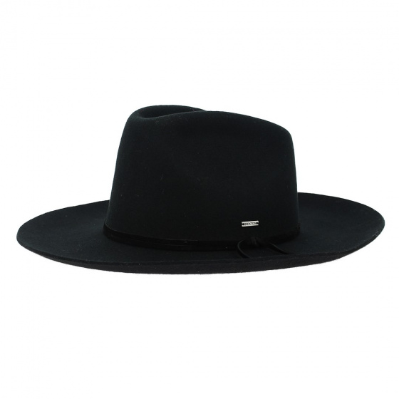 Chapeau Cowboy Sedona Feutre Laine Noir - Brixton