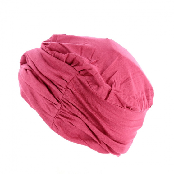 Turban chimiothérapie Samra Framboise - Traclet