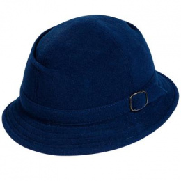 Toto Navy Wool Raincoat - Traclet