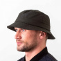 Brown Waxed Cotton Grolise Bucket Hat