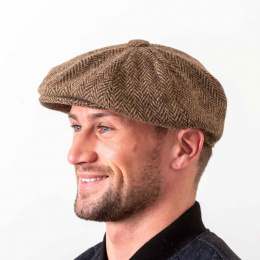 Gatsby Barco Brown Wool Cap - Hatman