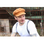 Sailor Cap Honfleur Cotton & Linen Cognac - Traclet
