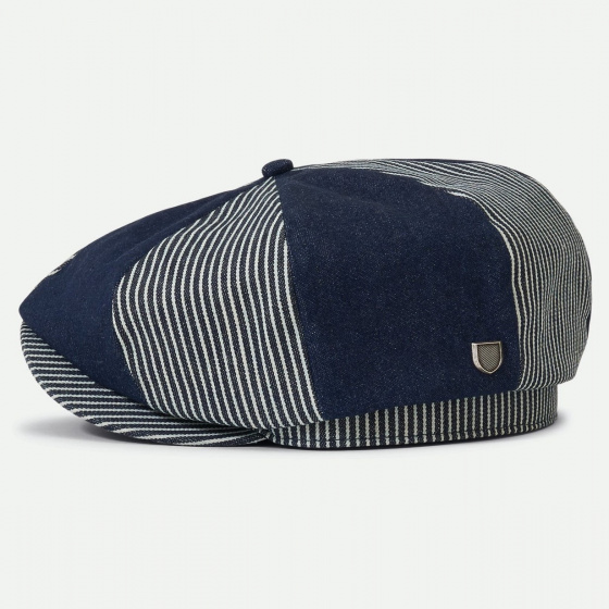 Gavroche Brood Baggy Patchwork Navy Cap - Brixton