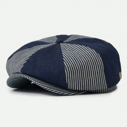 Gavroche Brood Baggy Patchwork Navy Cap - Brixton