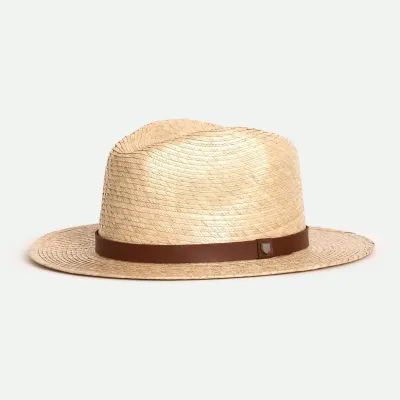 Chapeau Fedora Messer Paille - Brixton
