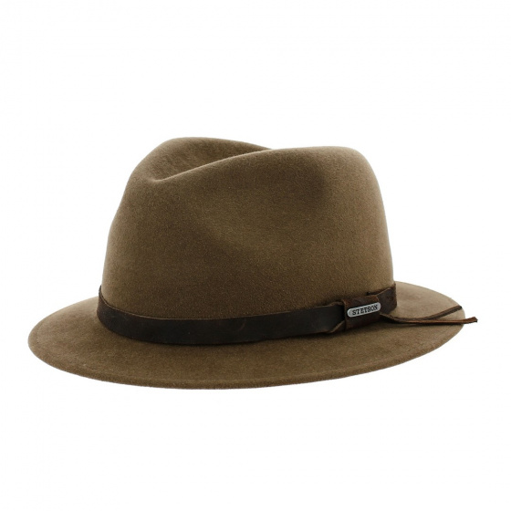 Chapeau Traveller Feutre Poil Marron- Stetson