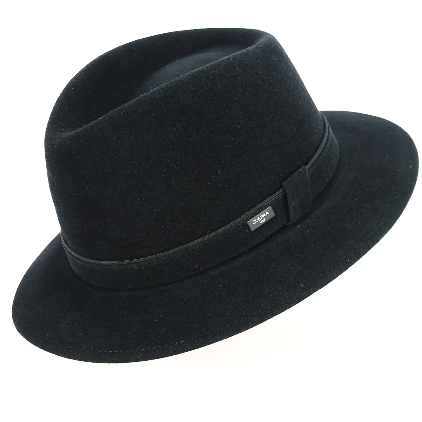 Chapeau Traveller Sportlux Feutre Poil Noir - Guerra