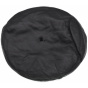 Adjustable Leather Beret Furio Black - Traclet