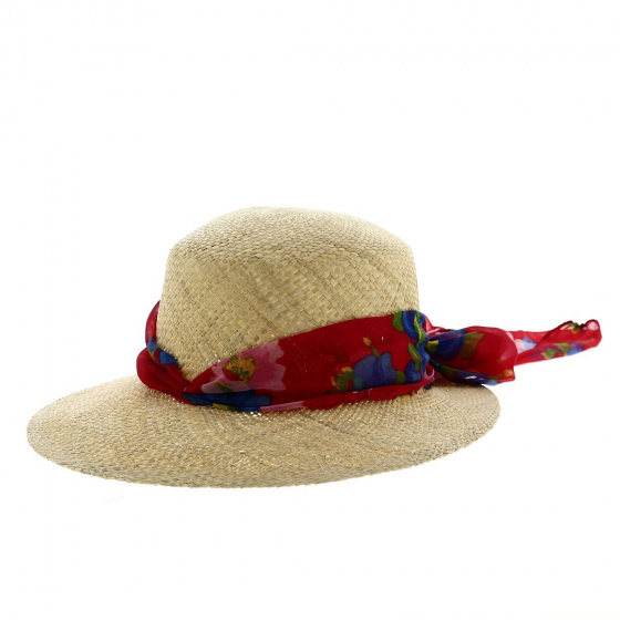 Wimbledon Natural Straw Cap - Traclet