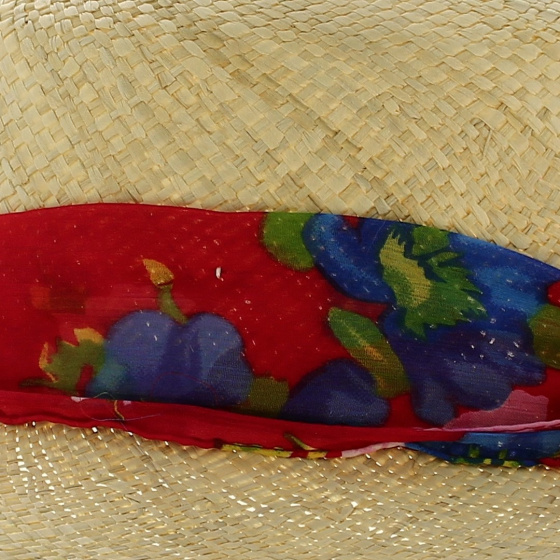 Natural Straw Wimbledon Cap - Traclet