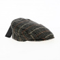 Flat cap with stripes Jacky Laine Camel - Traclet