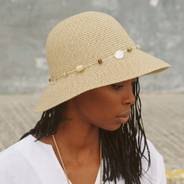 Bohemian Natural Cloche Hat- House Of Ord