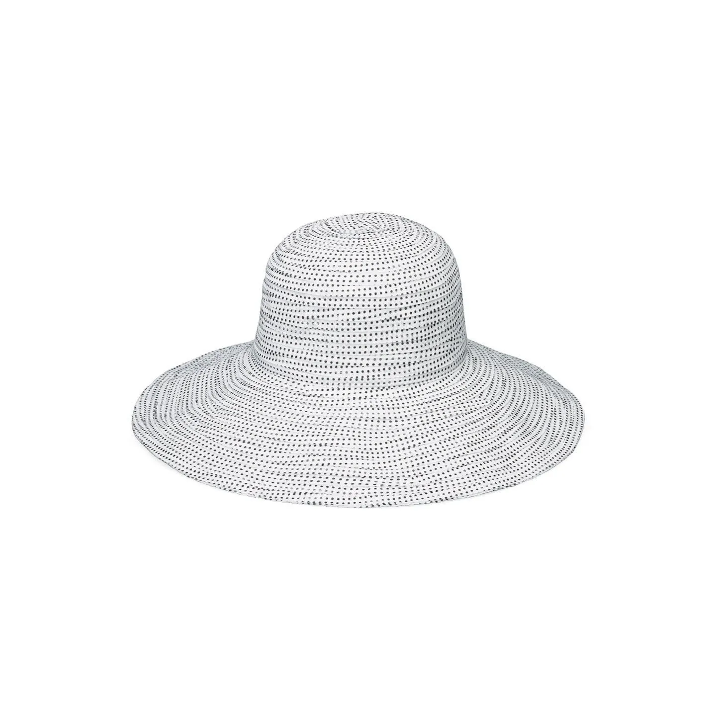 Capeline scrunchie Blanc a poids noir UPF 50+ - House Of Ord