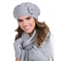 Women's Clara Wool Beret Grey - Traclet