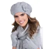 Béret Femme Clara Laine Gris - Traclet