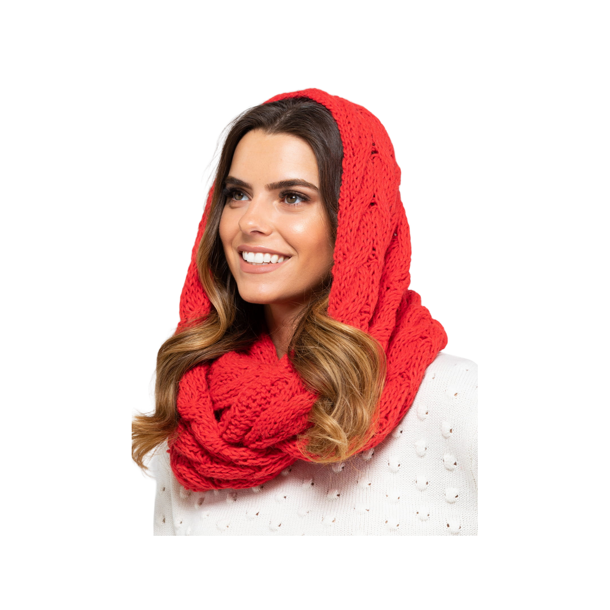 Cache-col Chaud Hiver - Tour De Cou Tricoté Avec Doublure Polaire - Confortable Et épais Pour Femme, Homme, Enfant