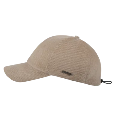Yagiz Velvet Beige Baseball Cap - Hatland