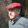 Flat Cap - Red Tartan
