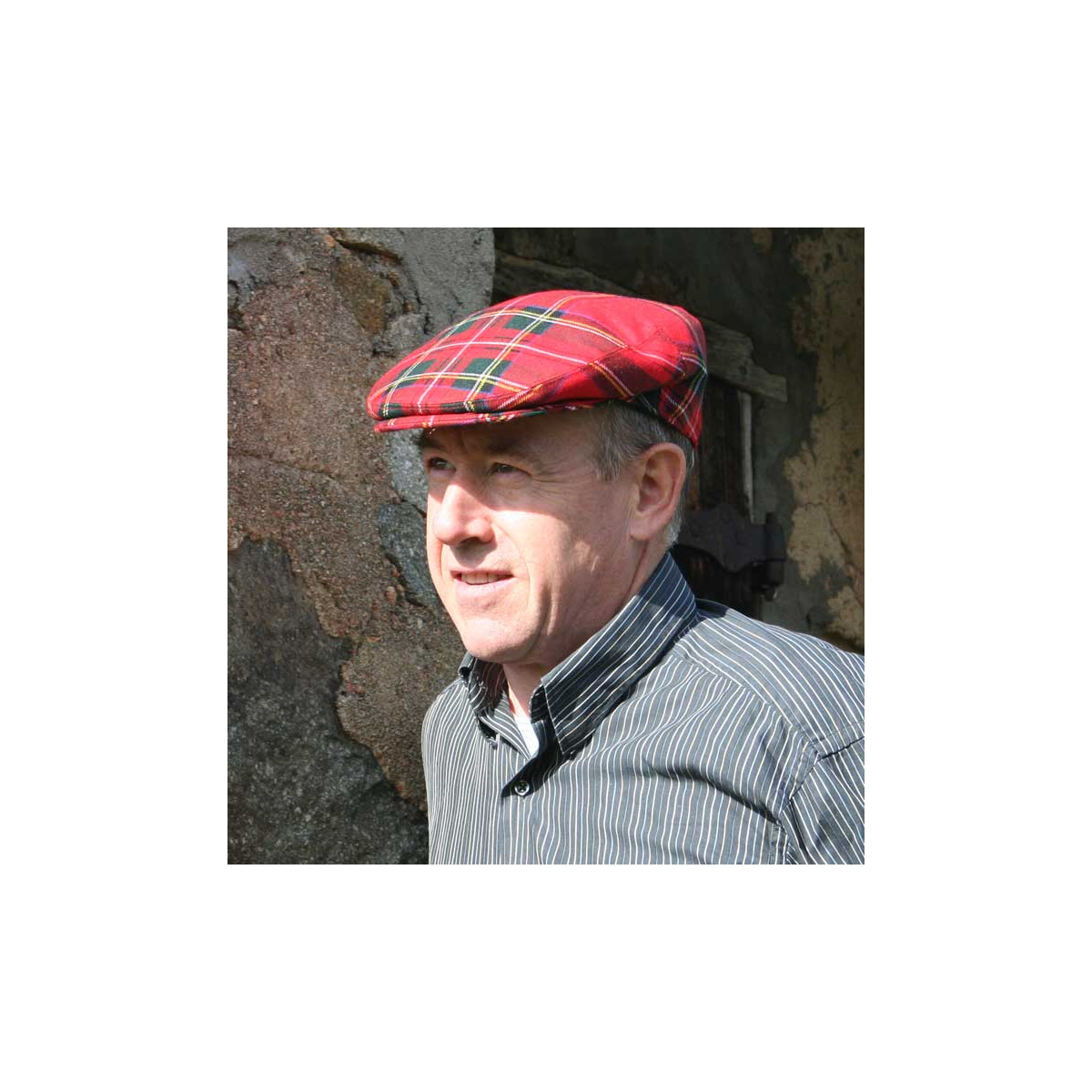 Flat cap - Red tartan Reference : 5460 | Chapellerie Traclet