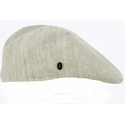 Casquette Bombée Anvers Lin Beige - City Sport  Reference : 14686| Chapellerie Traclet