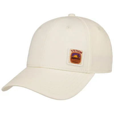 Baseball cap white cotton cream - Stetson