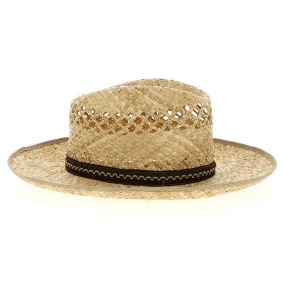 Traveller Hat Natural Straw Planter - Traclet