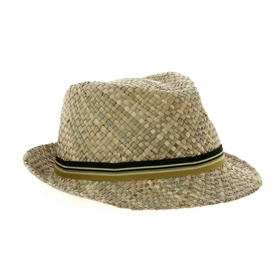 Chapeau Trilby Cyril Paille Naturelle - Traclet Chapeau Trilby Cyril Paille Naturelle - Traclet