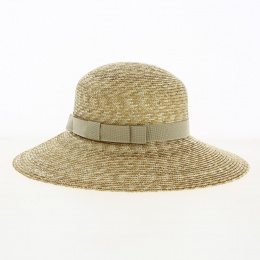 Natural Straw Coralie Summer Capeline - Traclet