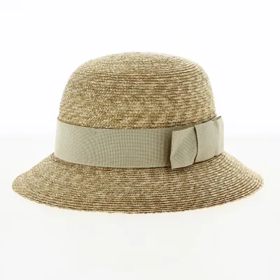 Chapeau cloche Aglaé Paille - Traclet
