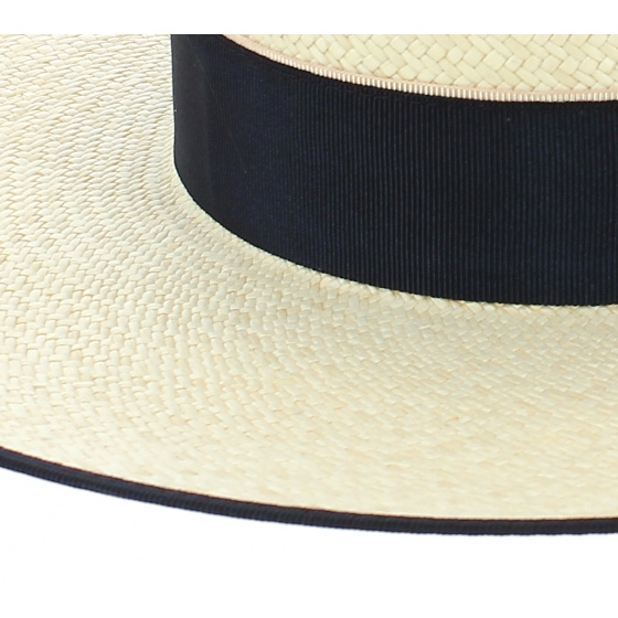 Chapeau Cordobes Panama Ruban Marine Chapeau Cordobes Panama Ruban Marine