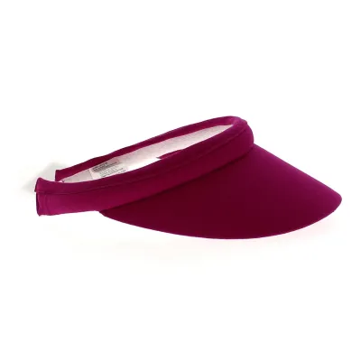 Casquette Visière Sylvie Coton Rose Fushia - Traclet