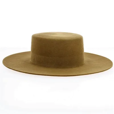 Chapeau Cordobes Laine Camel - Traclet