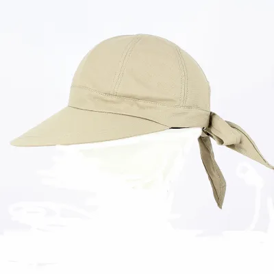 Camila Wide Visor Cap Beige - Traclet Reference: 12021 | Traclet Hat Shop