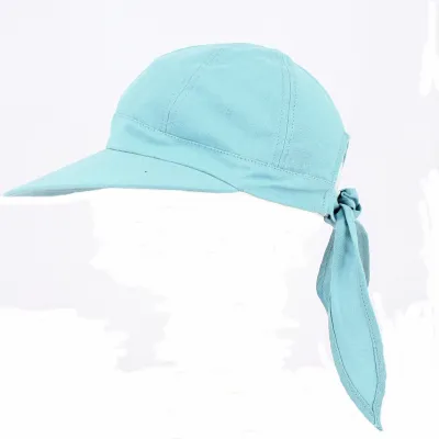 Camila Large Visor Cap - Traclet cotton made in France Reference: 11780 | Traclet Hat Shop